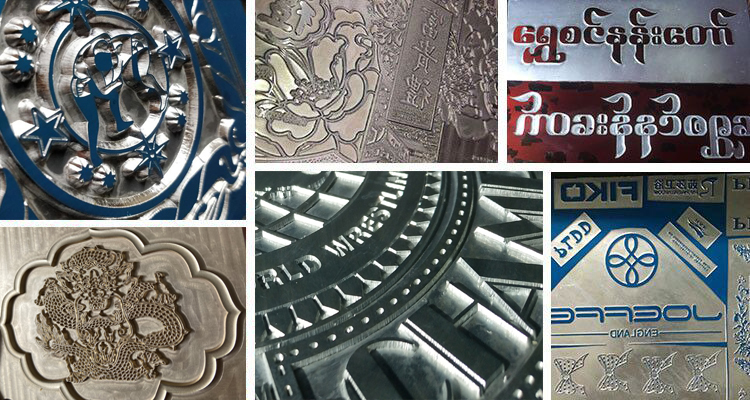 zinc etching machine after etching