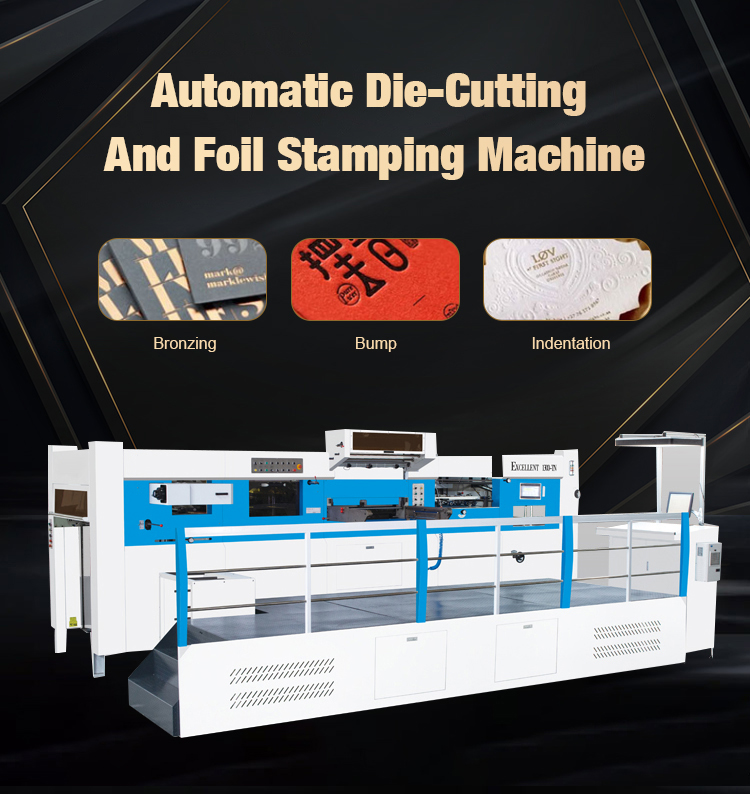 automatic foil stamping and die cutting machine