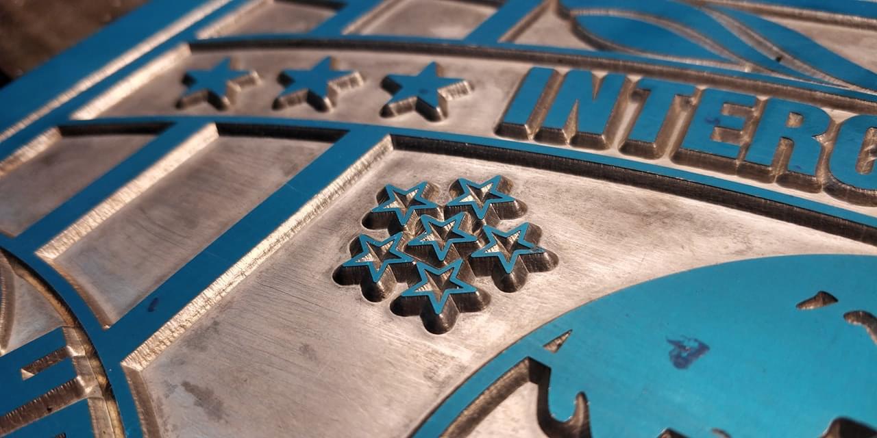 What's the step before the metal surface etching processing?