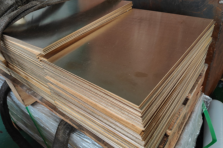 Kuwait customer ordered copper plate